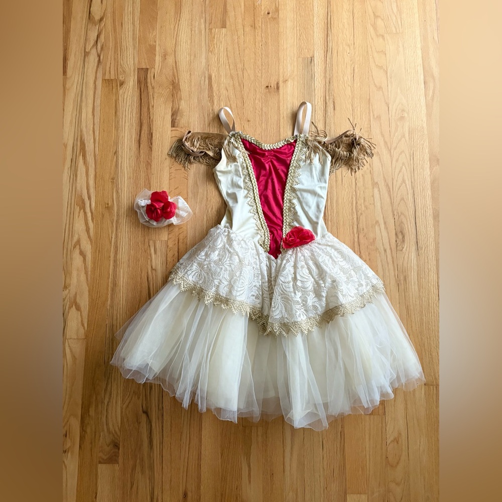 Adult large handmade ballet dance costume Christmas nutcracker dress